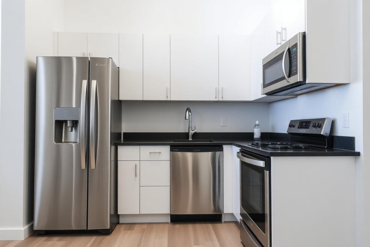 Modern kitchen appliances serviced by Martin Electric